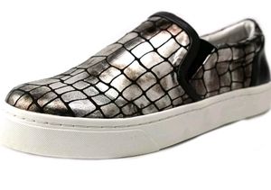 NEW Luichniy Vay Kay Pewter Metallic Sneakers 7